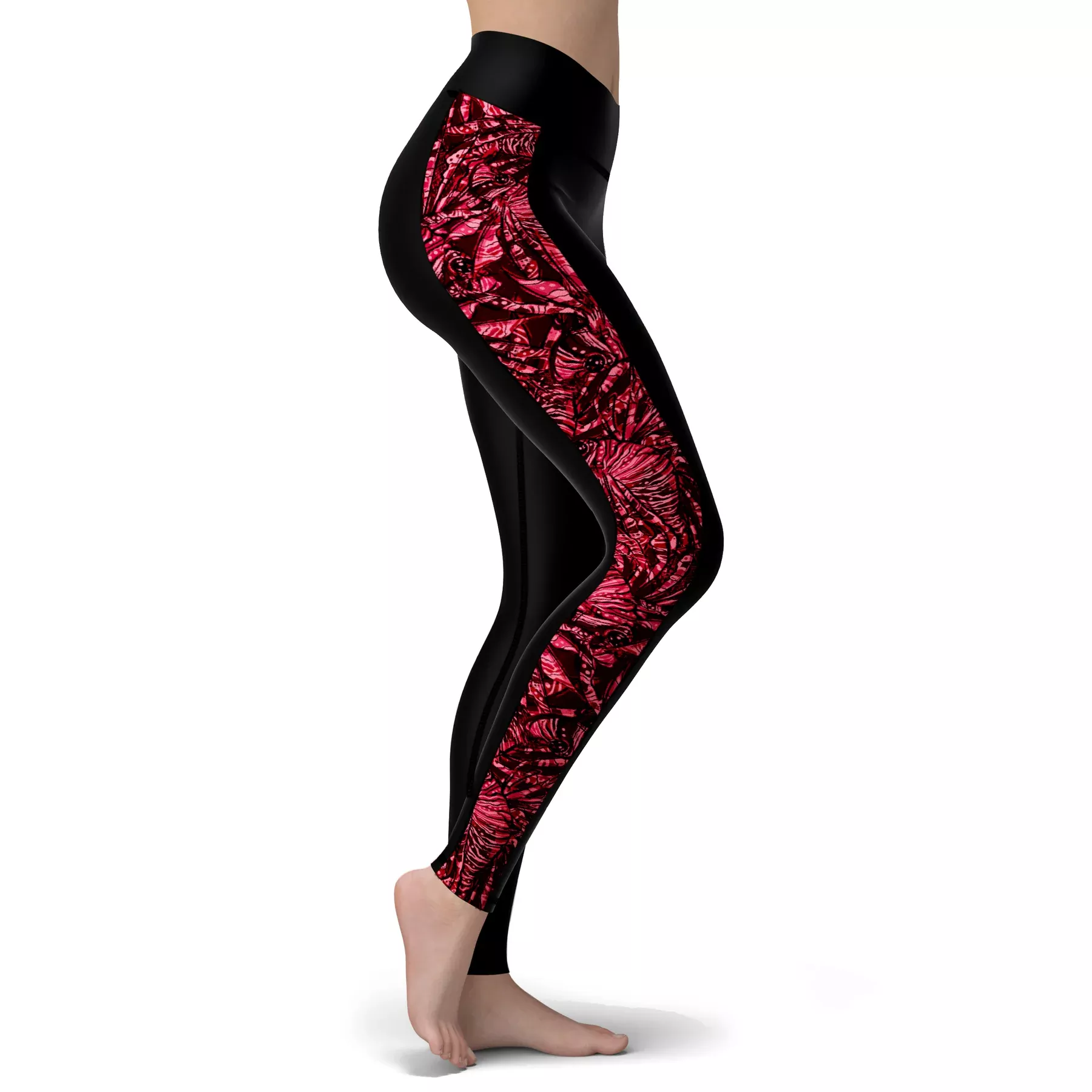 ECO-FRIENDLY LIONFISH INVASION CONTOUR LEGGINGS