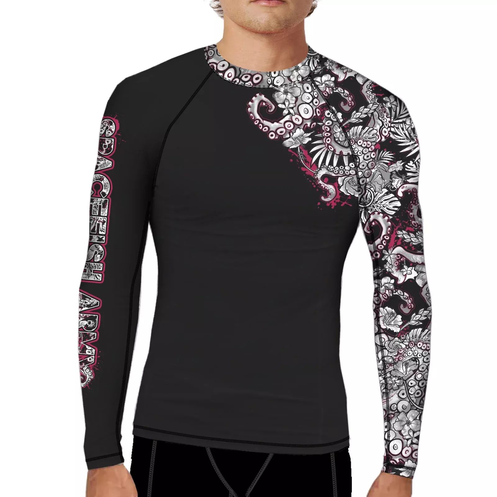 MENS OCTOPOWER RASH GUARD