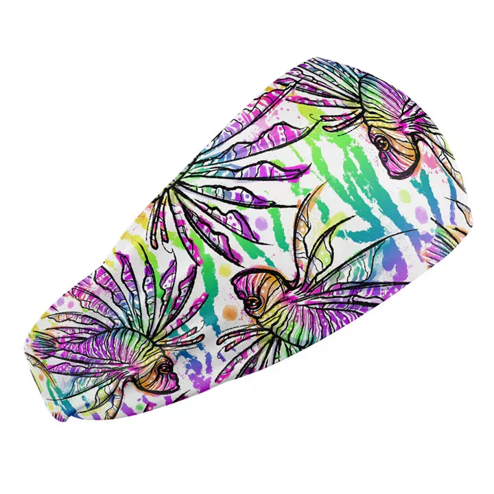 ECO-FRIENDLY FULL ZIP UP TURTLE TIE DYE RASH GUARD