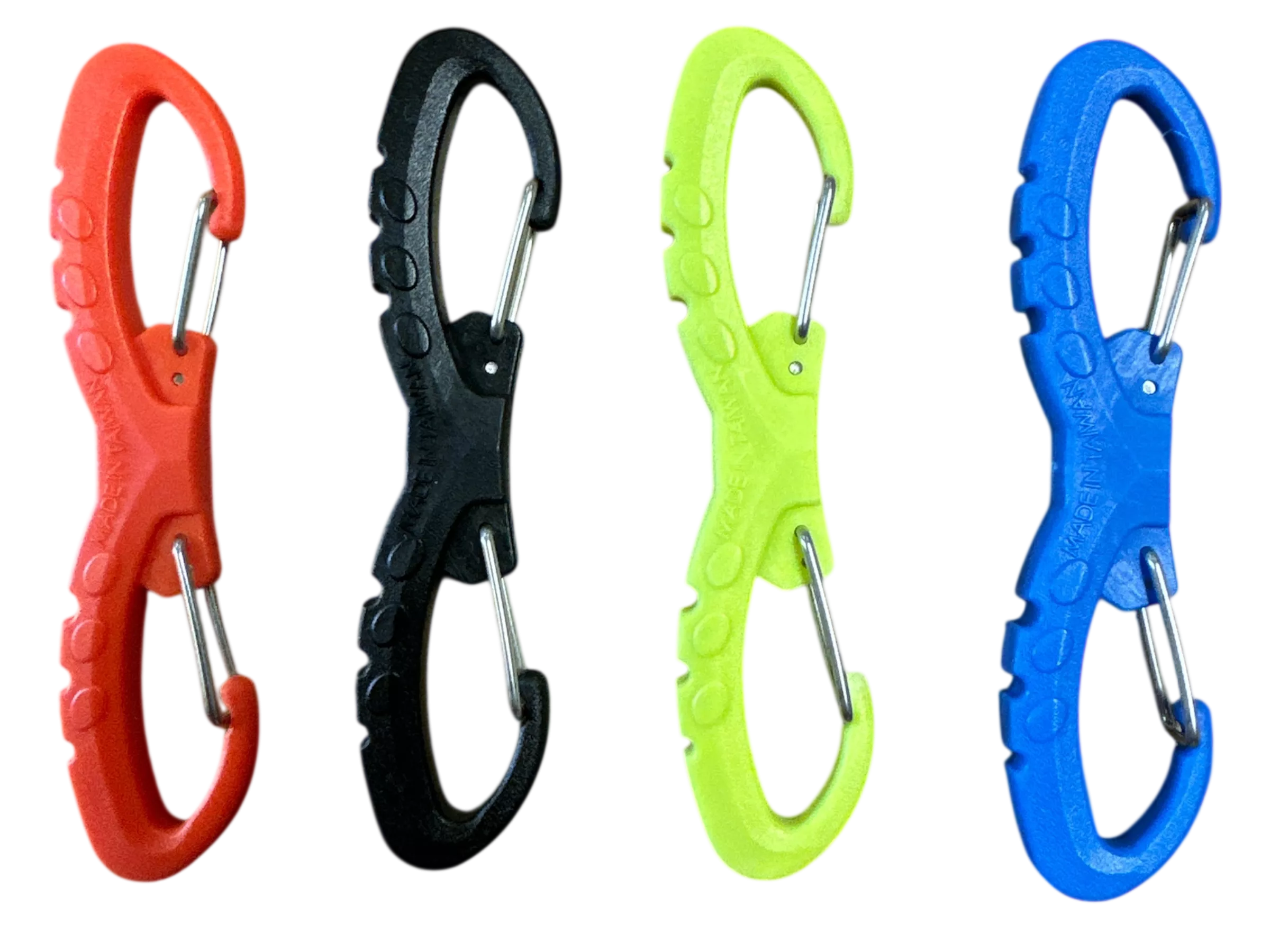 MOUSQUETON DOUBLE PLASTIQUE 100mm