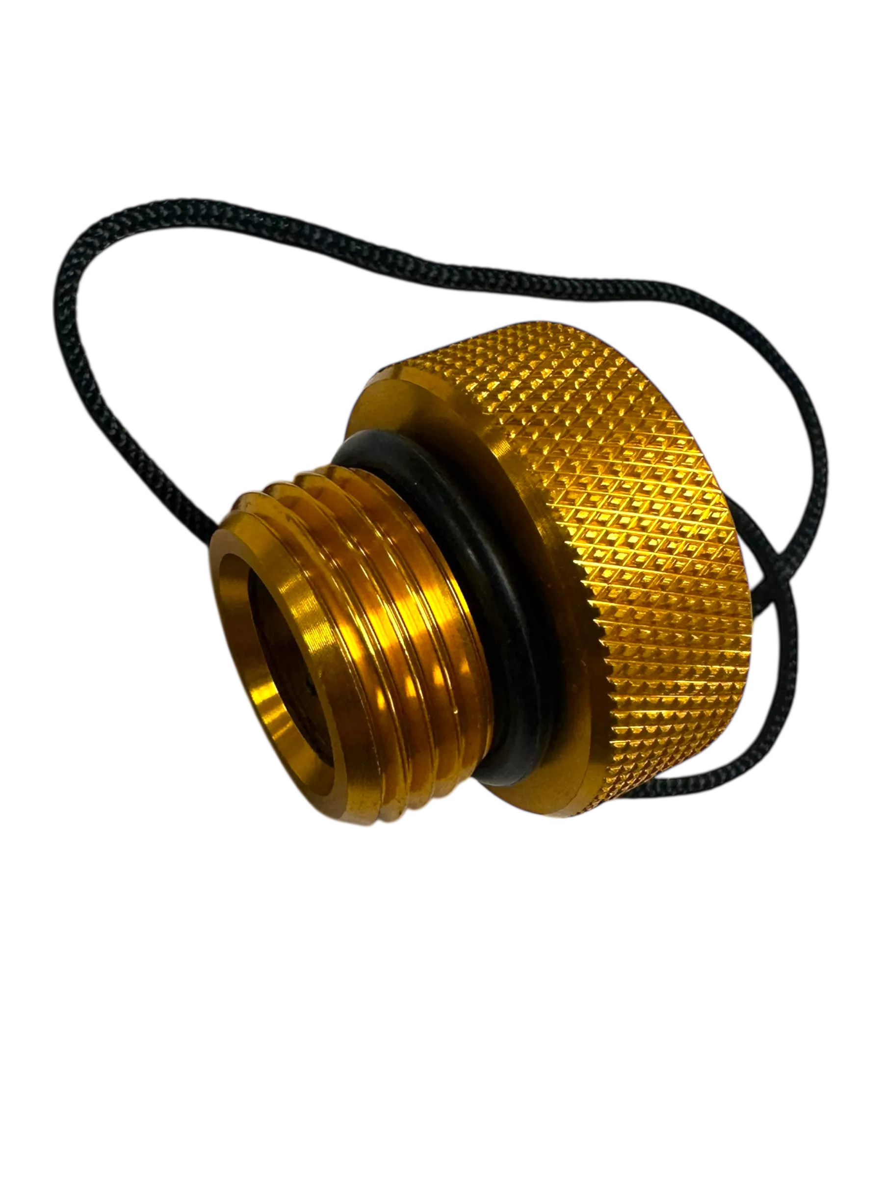 BOUCHON DIN G5/8- FEMELLE EN ALUMINIUM BLEU