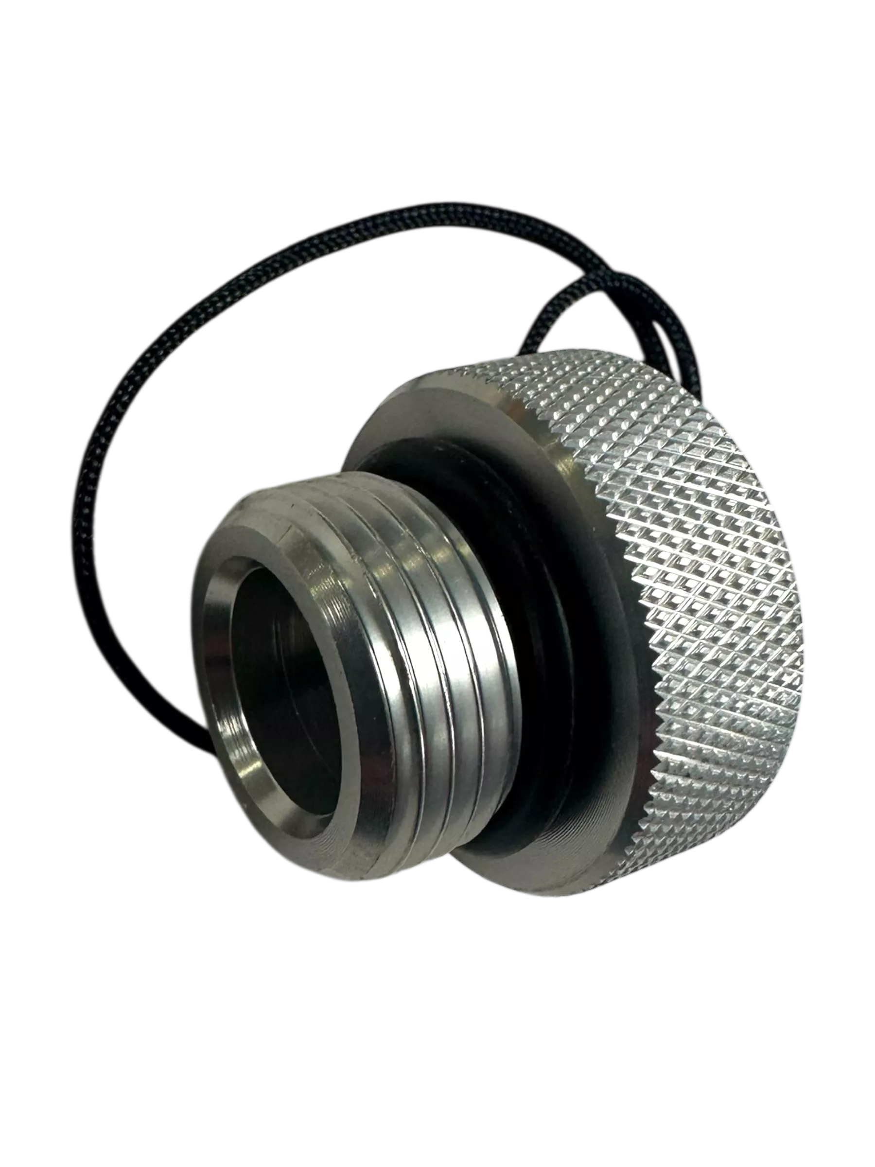 BOUCHON DIN G5/8- FEMELLE EN ALUMINIUM BLEU