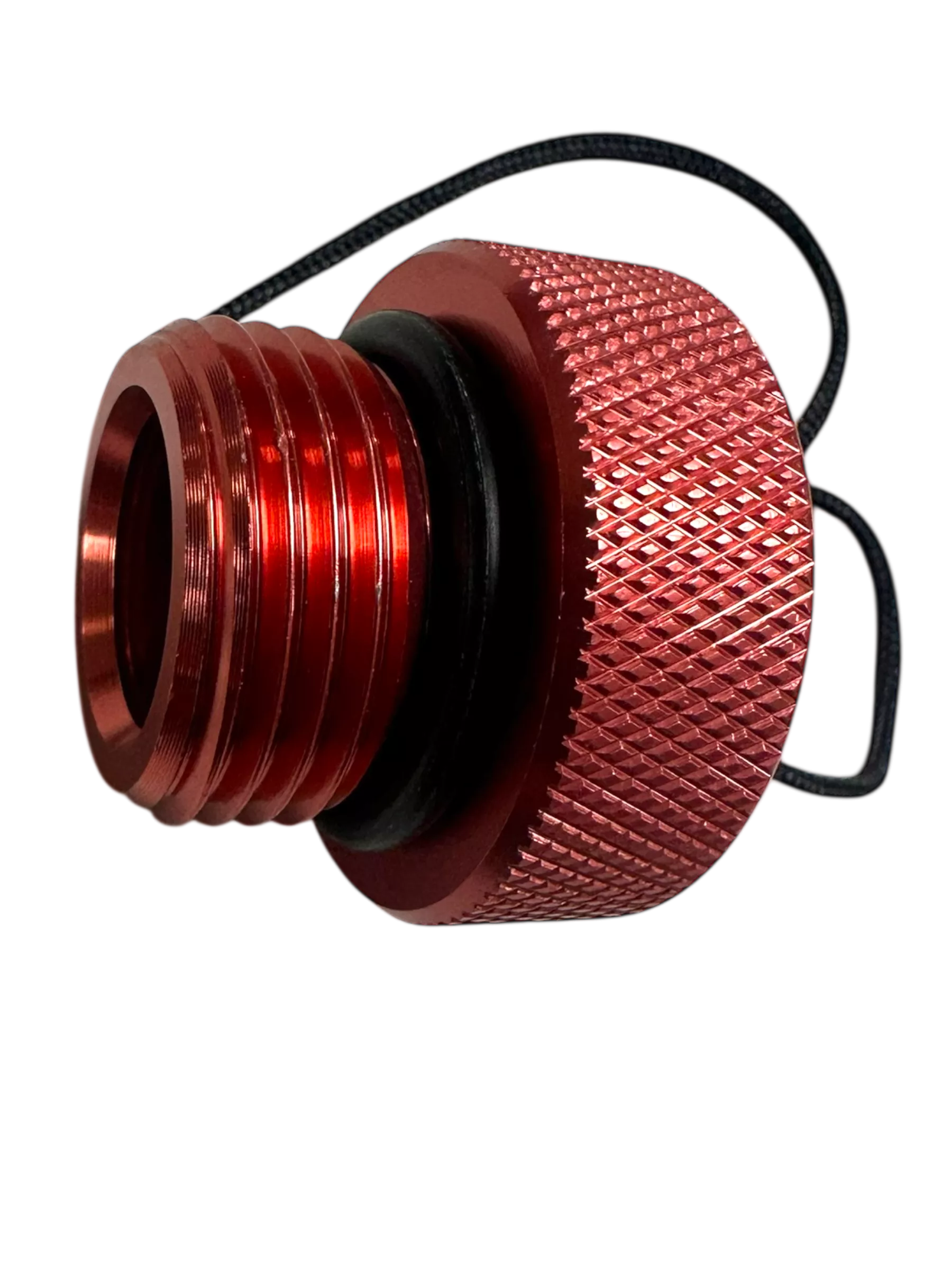 BOUCHON DIN G5/8- FEMELLE EN ALUMINIUM BLEU