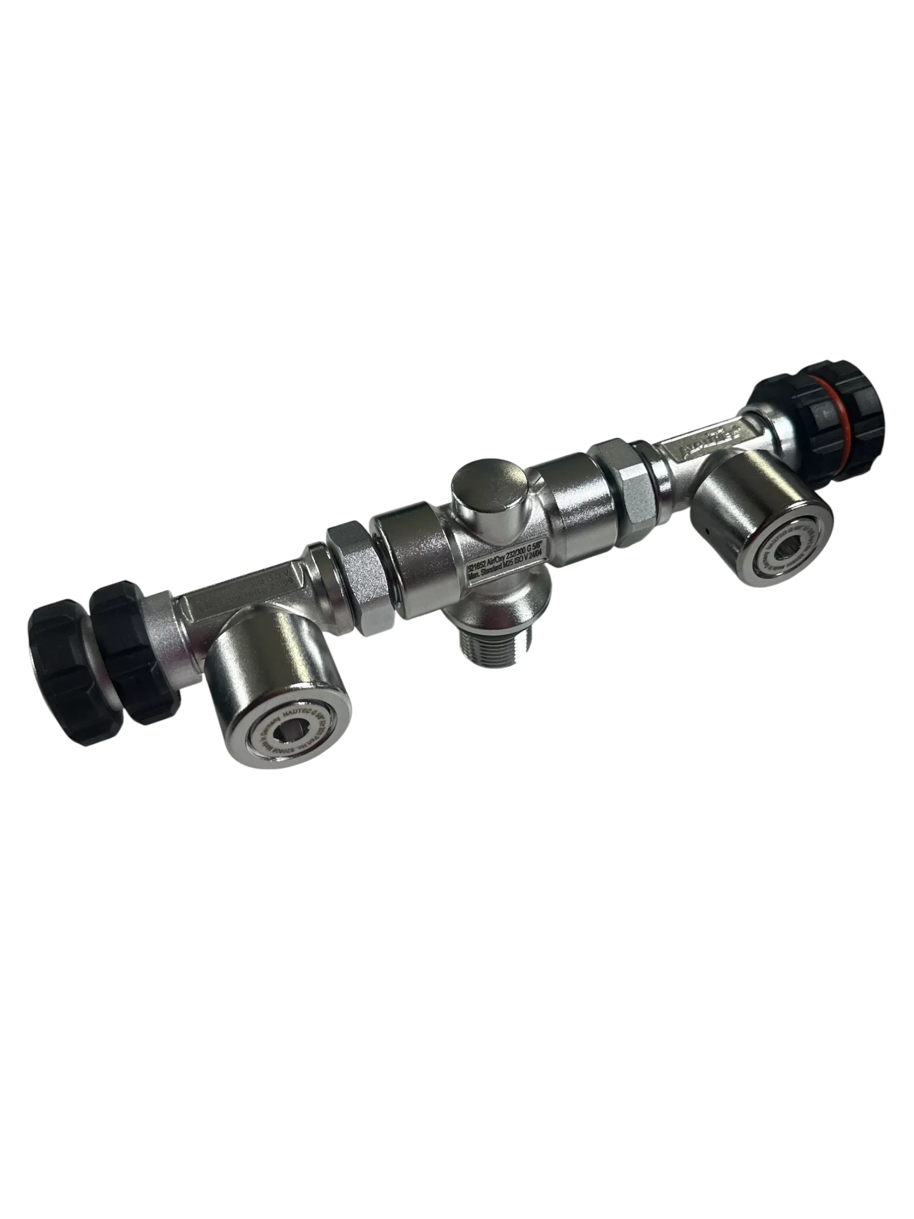 ROBINETTERIE DOUBLE EN NAUTEC M25/300 BAR