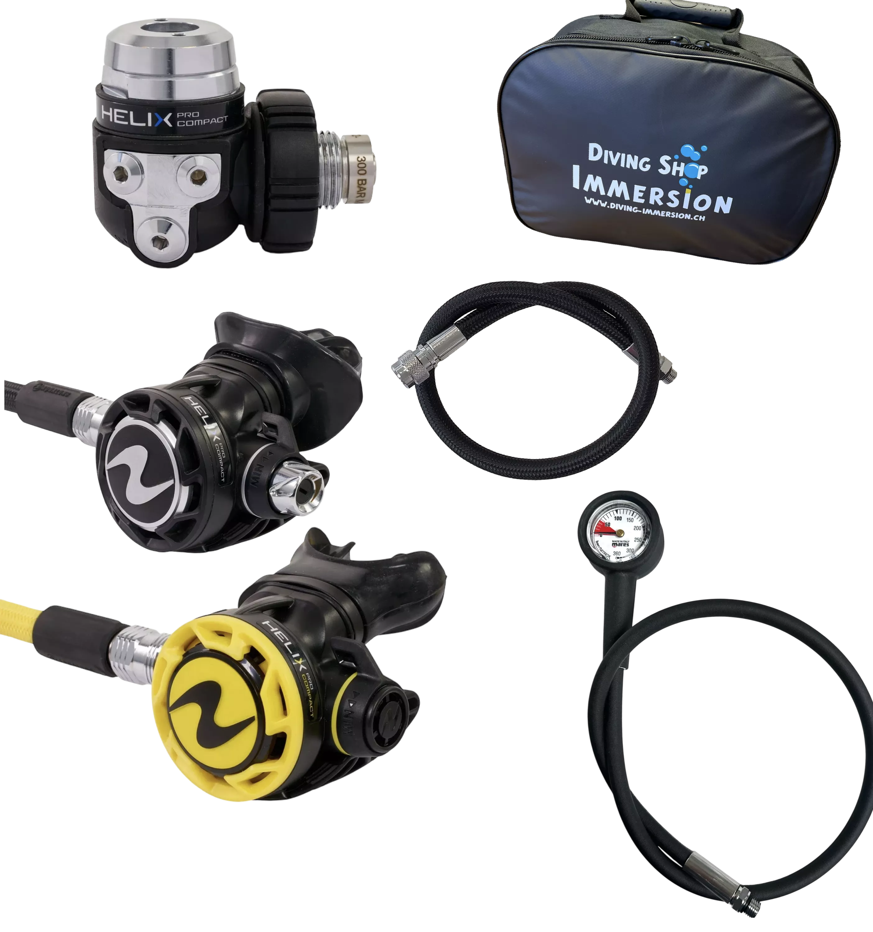 DETENDEUR HELIX PRO COMPACT DIN SET AQUALUNG