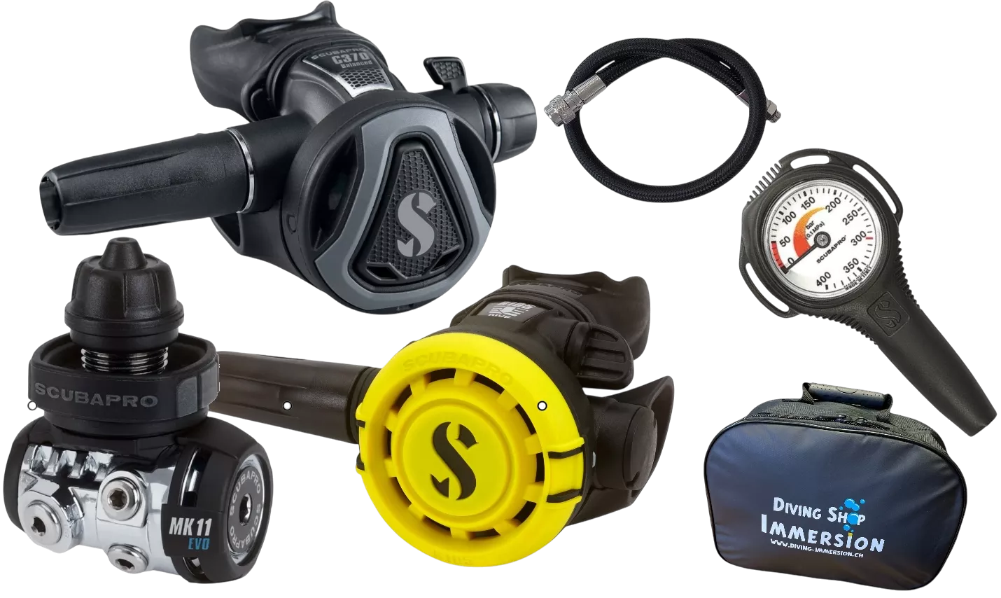 DETENDEUR MK11 EVO / C370 GRAPHITE SCUBAPRO