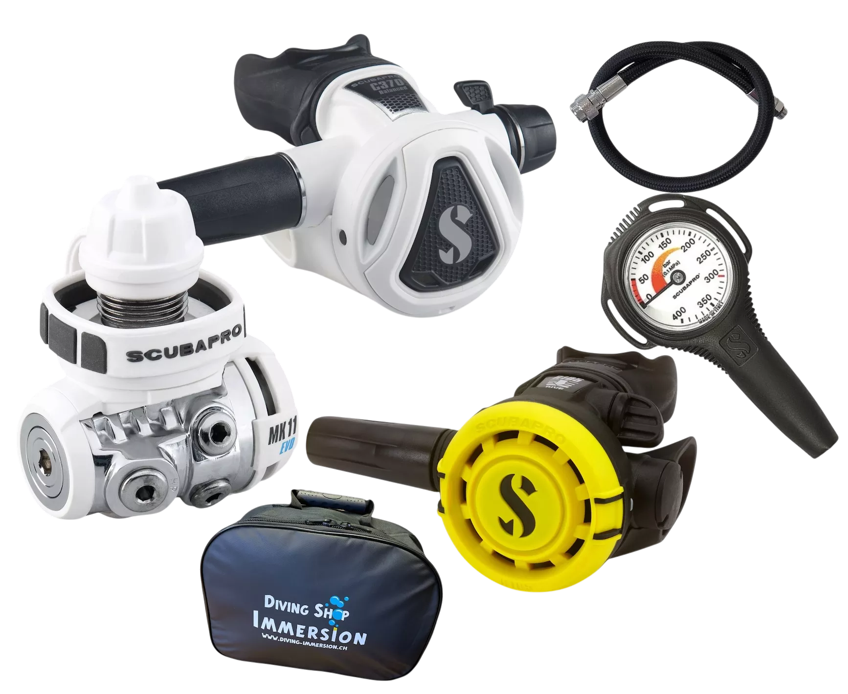 DETENDEUR MK11 EVO / C370 WHITE EDITION SCUBAPRO