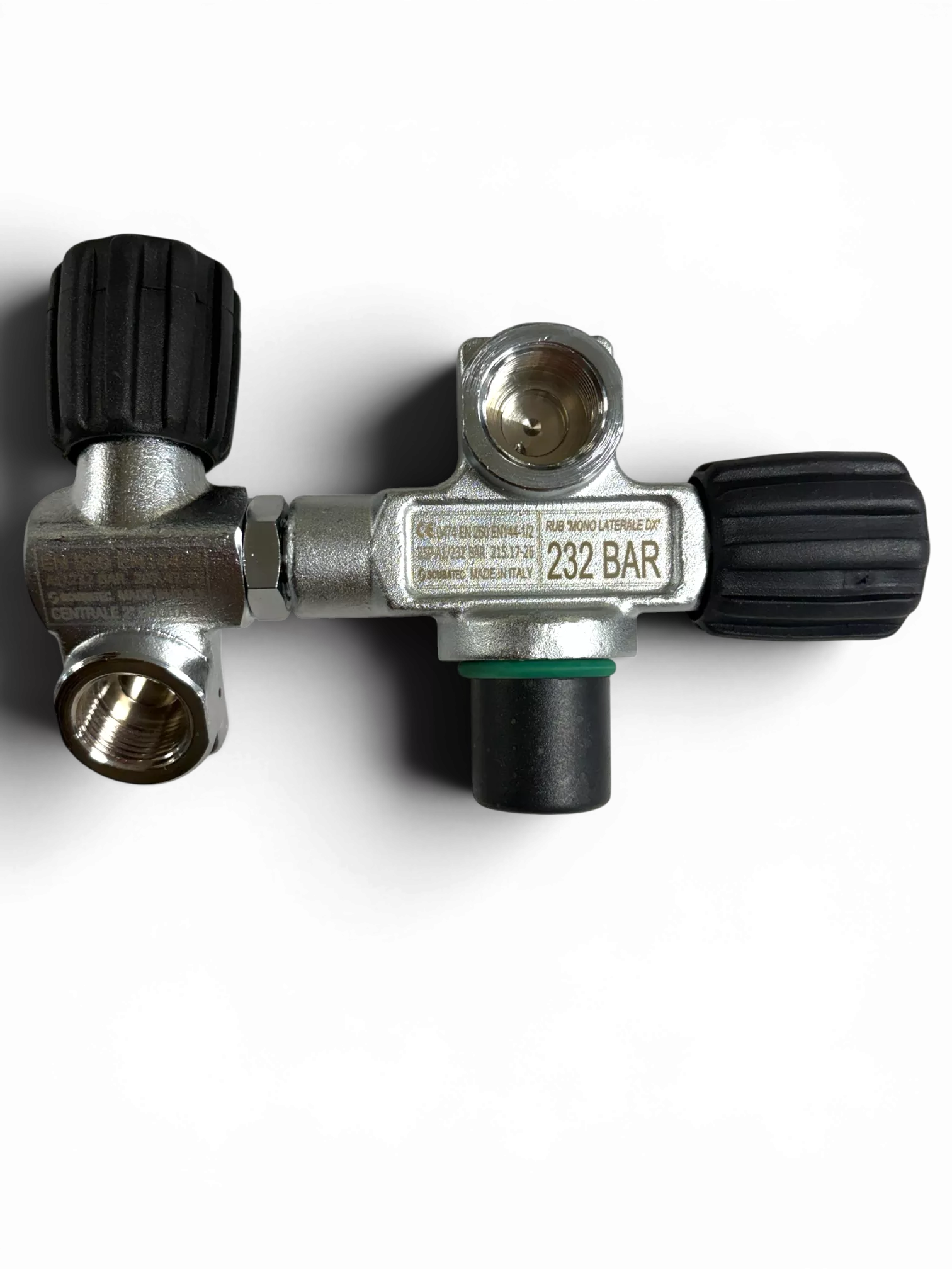 ROBINET DOUBLE SORTIE AVEC PONT ISOLANT 300 BAR BLACK NAUTEC