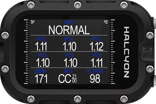 ORDINATEUR COMBINÉ SYMBIOS CCR ET AVANCE HALCYON